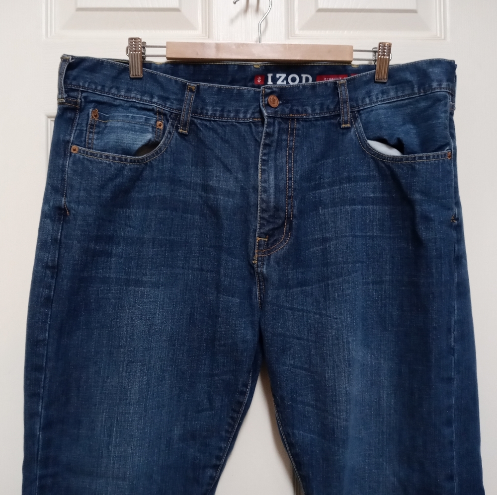 Izod Straight Fit Blue Jeans